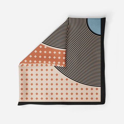 Tawny Petals Silk Pocket Square