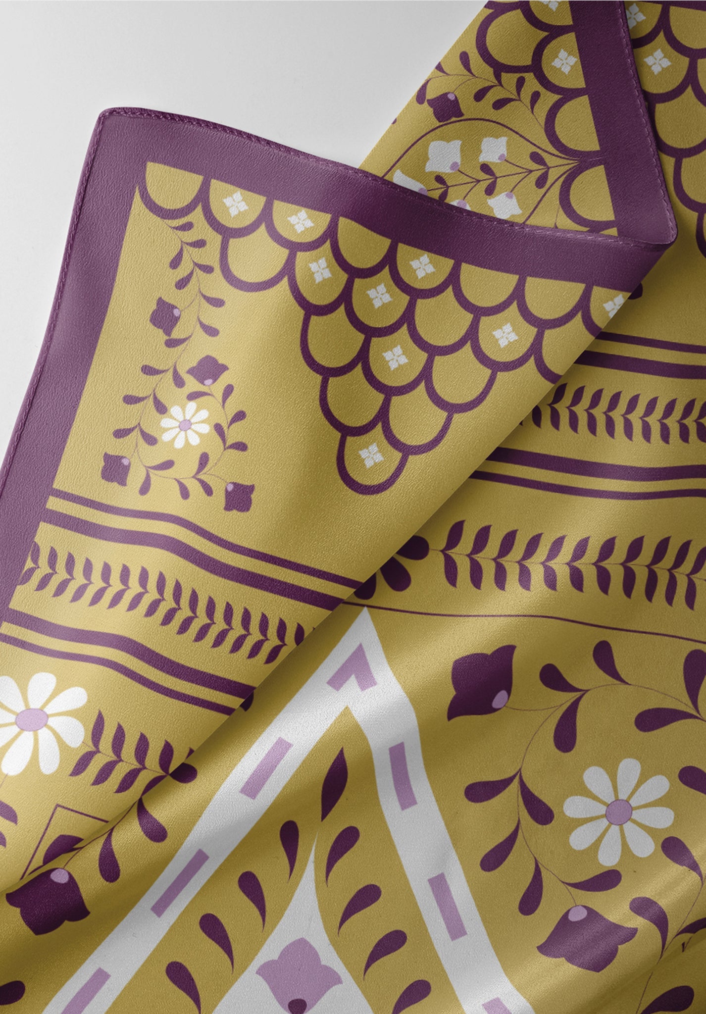 Mughal Charm Silk Dupatta