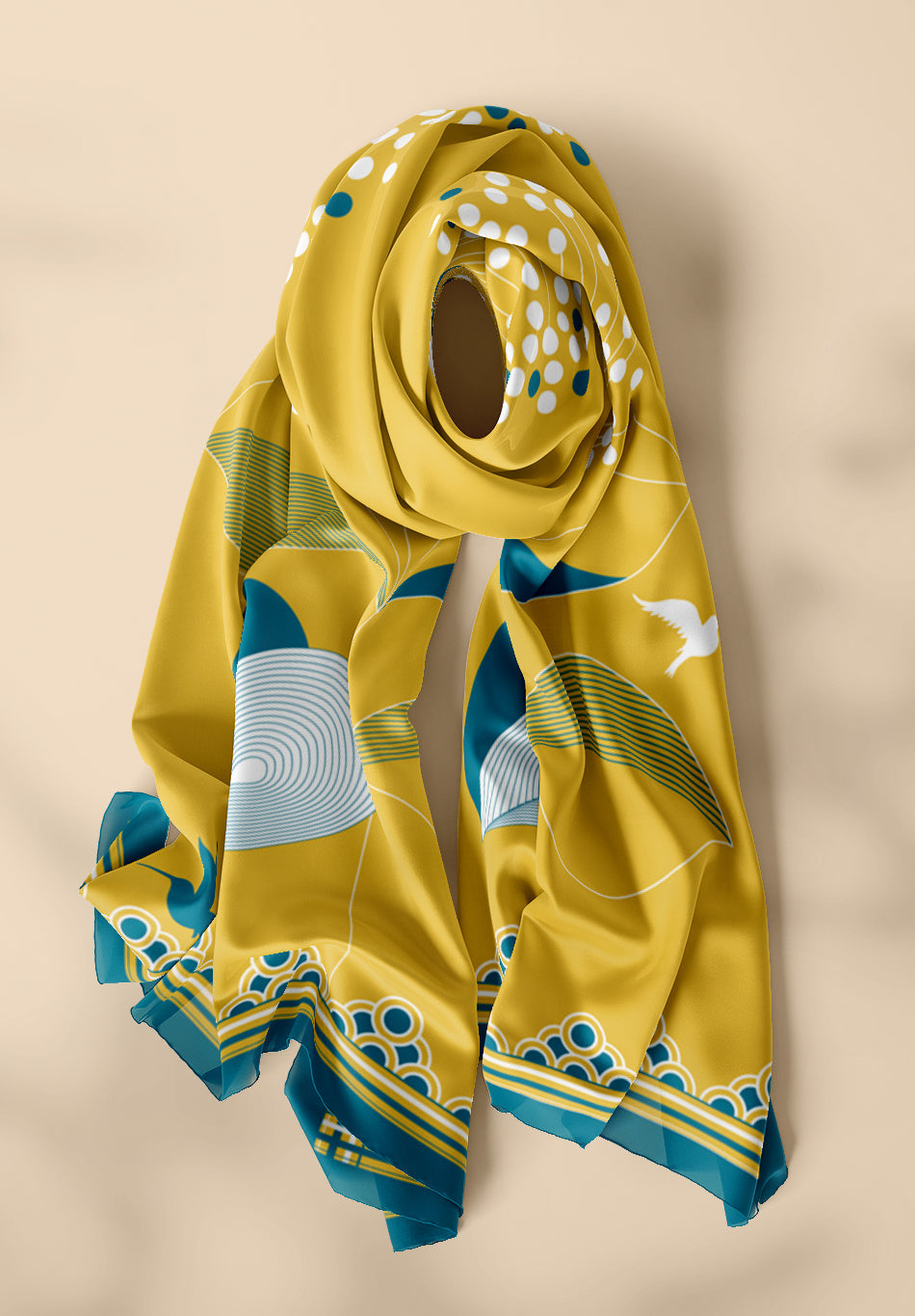 Petals Paradise Silk Dupatta