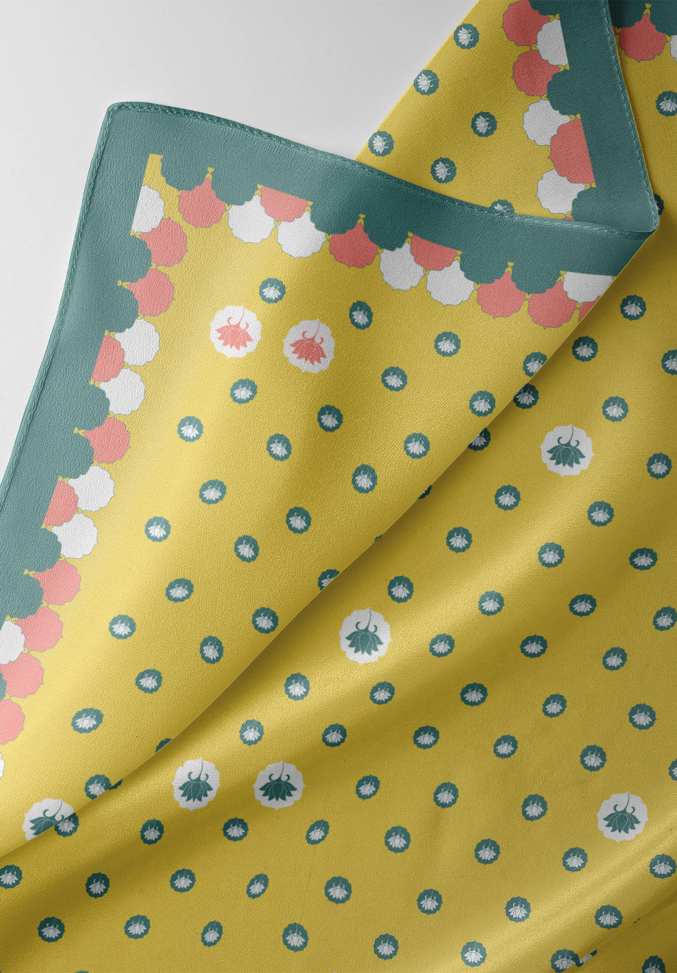 Lotus Dreams Silk Dupatta